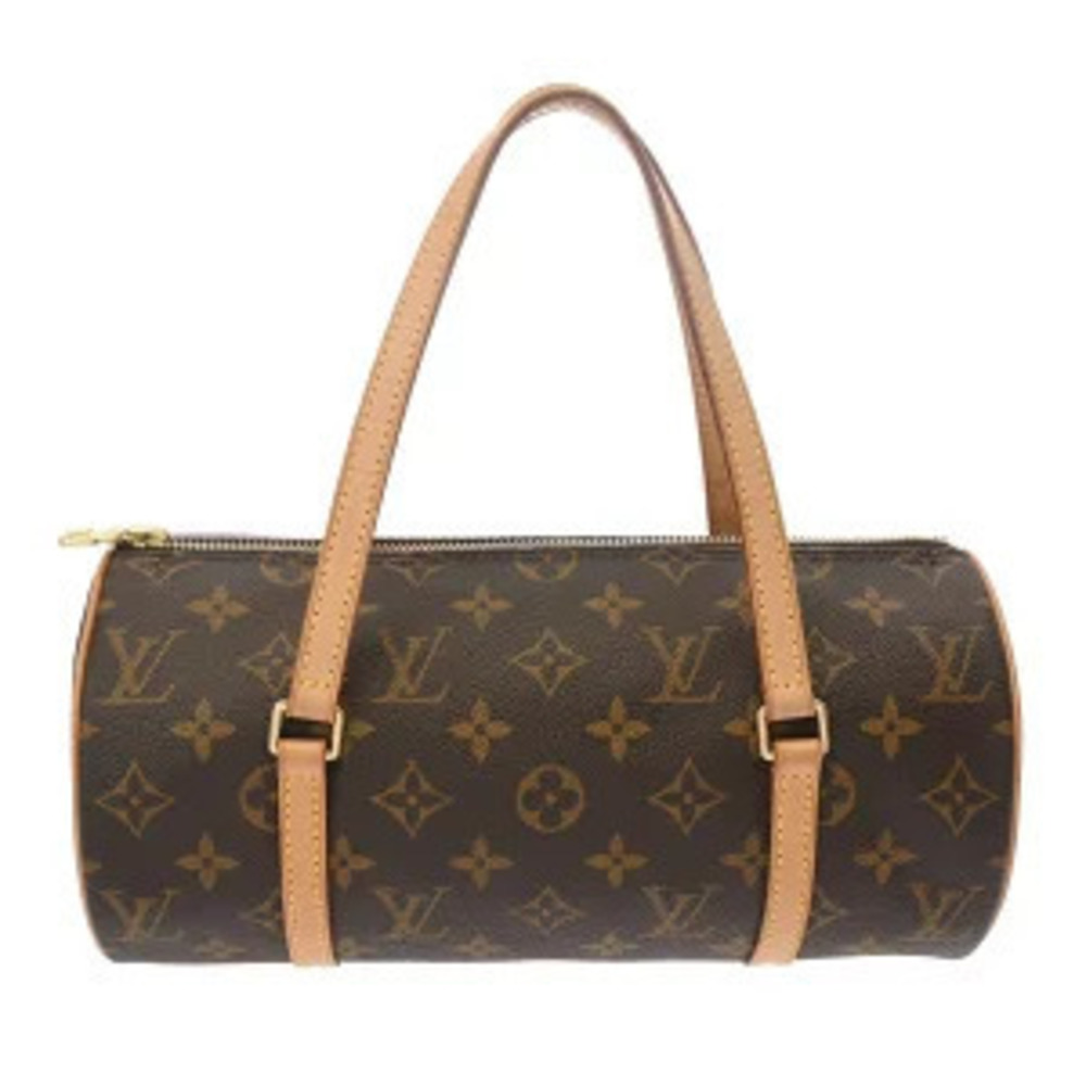 Louis Vuitton Monogram Papillon Handbag Canvas Brown View 2